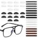 Nasal pads silicone glue brile nose pads glasses ear pads non -slip self -adhesive nose pads 20 piece of non -slip glasses nasal pads soft silicone 16 pieces anti -slip glasses
