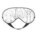 SSIMOO Gray Woods and Birds Soft Sleep Eye Mask Female Breathable Eye Patch Perfect for Travel and Relaxation Black