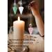 Xiannvxi 3pcs Crystal Pendulums - Rose Quartz Clear Quartz & Green Aventurine for Prophecy & Reiki - Witchcraft Supplies - Buy Online on GoSupps.com