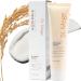 Rice Korean Lightweight Sunscreen - Daily 50+ PA++++ Travel Size Sunscreen Lotion - Reef Safe No White Cast 2 OZ