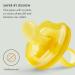 Natursutten 6-12 Months Pacifiers - 2-Pack, BPA-Free, Natural Rubber, Orthodontic Nipple, Made in Italy - Safe & Soft for Breastfeeding Babies - Buy Online on GoSupps.com