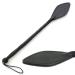 Ardour Crafts Real Leather Riding Crop 24-inch Premium Quality Crops for Horse, Wide Slapper Black