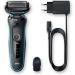 Braun Series 5 50-M1000s Electric Shaver: Black/Mint Green | 1-Year On-Site Warranty - Buy Online on GoSupps.com