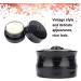 Loose Powder Container Powder Container with Powder Puff Vintage Rose Empty Makeup Loose Powder Dispenser Box for Women and Girls Makeup (Black) - Buy Online on GoSupps.com