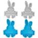 COHEALI 20 Pcs Rabbit Mold Candy Mold Gummy Mold Easter Earrings Mold Key Chain Molds Portable Lovers Tag - Buy Online on GoSupps.com