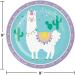 Creative Converting Llama Party Paper Plates - 8 ct Multicolor | Perfect for International Shipping - Buy Online on GoSupps.com