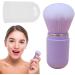 Retractable Makeup Brush Travel Powder Brush Telescopic Face Brush for Blush Bronzer or Highlighter Portable Face Brush with Lid Round Powder Travel Makeup Brushes Foundation Blush purple - Buy Online on GoSupps.com