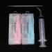 Airgoesin Tonsil Stone & Earwax Remover Kit with LED Tool - 2 Sets, Stainless Steel Pick, Oral Syringe, Irrigation Ear Syringe - Blue/Pink - Buy Online on GoSupps.com