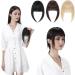 Bangs Clip in Bangs Real Human Hair Bangs for Women Clip on French Bangs Real Hair Nice Natural Flat Neat Bangs with Temples 1Pcs for Women Curved Bangs for Daily Wear (Color : #1) - Buy Online on GoSupps.com