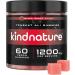 Kind Nature Tongkat Ali for Men Gummies - 1200mg Longjack Tongkat Ali Extract - Eurycoma Longifolia - Endurance Energy & Workout Performance Booster for Men - Non-GMO Vegan (30 Day Supply)