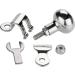 Isure Marine 316 Stainless Steel Boat Steering Wheel Knob - Fits Dia. 5/8'' to 1 - Buy Online on GoSupps.com