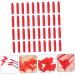 Buy Beatifufu 240 Pointed Cleaning Sleeve Tweezers - Stainless Steel Anti-Eyelash Cover & Auxiliary Tool for Eyelash Transplantation - 2pcs Red - Buy Online on GoSupps.com