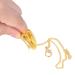Buy Exquisite Golden Crown Letter J Rhinestone Pacifier with Chain Clip - International Shipping Available - Buy Online on GoSupps.com