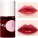 3 in 1 Lip and Cheek Tint Stain Mini Liquid Lipstick Hydrating & Moisturizing Cheeks and Eyes Natural Lip Gloss Waterproof Long Lasting Shimmer Sexy Lip Color Makeup (#04 CHERRY)