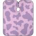 Waterproof Barber Cape - Purple Cow Spot & Cheetah Hair Cutting Bib for Men & Women | Unisex Hairdresser Capes - Buy Online on GoSupps.com