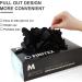 FINITEX Black Nitrile Disposable Gloves 5mil Powder-Free - 100 Count Pack, Medium Size - Latex-Free Medical Exam Gloves for Home Cleaning, Food Handling - Buy Online on GoSupps.com