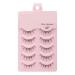 UAMOU 2-50Boxes Manga Lashes False Eyelashes Doll Korean Natural Anime Lashes Spiky Thick Faux Mink Eye Lash Strips Makeup Cheerfully (Color : M27 Size : 10 boxes)