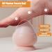 Assembly Massage Ball with Suction Cup | Trigger Point Therapy Tool for Stress Relief & Muscle Relaxation | Myofascial & Deep Tissue Massage - Orange - Buy Online on GoSupps.com