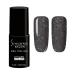 Sincero Salon - Premium UV Gel Nail Polish - Flash Black - Gel Nail Varnish - Nail Art - Long-Lasting High Gloss Wear - Black Gel Nail Polish - Gel Nails - Glitter Gel Nail Polish - Rich Pigment