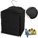 Flight Cage Birdcage Cover Blackout & Breathable Material Bird Cage Cover Warm Cloth Shade Bird Cage Protective Cover - Easy to Use Bird Cage (Color : Black) - Buy Online on GoSupps.com