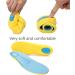 Vquand Memory Foam Plantar Fasciitis Insoles - Shock Absorbing Orthotic Shoe Inserts for Men & Women - Relief for Foot Pain, Metatarsalgia, Flat Feet - Blue - Size M (Men 6-9/Women 7-11) - Buy Online on GoSupps.com