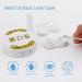 North Carolina State Flag Contact Lens Case - Portable Storage Box with Mirror - Cute & Functional Kit - Buy Online on GoSupps.com
