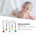 5-Pack Personalized Baby Kieletzeiten - Round Silicone Skull Pattern Tooth Toys in 5 Colors | Ideal for Babies 3-24 Months - Buy Online on GoSupps.com