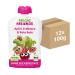 Cheeky friends Bio Quetschie apple strawberry and beetroot fruit muse with vegetables in a crush bag fruit puree for children and babies from 8 months vegan gluten-free 2x 6-pack (12 x 100g) apple beetroot strawberry & raspberry 100G (12 pack)