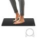 Grounding Mat with Grounding Cord for Foot Therapy Universal Grounding Sleep Mat Grounding Yoga Mat Improve Energy.Relieve Pain Sleep Assist (11.6X27)