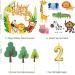 16-Piece Jungle Safari Cake Decorations for 2nd Birthday - Forest Animals & Happy Birthday Topper for Girls - Buy Online on GoSupps.com