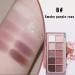 Erinde 10 Color Eyeshadow Palette - Matte Shimmer Glitter | High Pigmented, Ultra-Blendable in Neutral Nude Shades | Includes Brush | Smoke Purple Rose 08 - Buy Online on GoSupps.com
