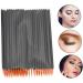 Housoutil 100pcs for Refined Practical Artificial Fiber Face Brush Eyeliner 9x6.5cm Black - Buy Online on GoSupps.com