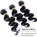 Elailite Real Hair Treat Extensions | 3 Bundle Pack | Sew-In Curly Human Hair Extensions | 25cm Corrugated Hair - Buy Online on GoSupps.com