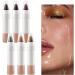  Xinhuju Sticchi Eyeshadow Cream Eyeshadow Stick Cream Eyeshadow Stick 6 Shimmer Glitter Highlighter Creamy Colors Cosmetic for Wedding Makeup - Buy Online on GoSupps.com