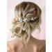 Unsutuo Crystal Bride Wedding Hair Vine - Silver Flower Bridal Headpiece for Women & Girls - Buy Online on GoSupps.com