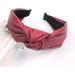 WENLII Leather Headband Women's Knotted Faux Leather Wide-Brimmed Hair Accessories (Color C, Size 1) - Buy Online on GoSupps.com