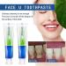 Natural Baking Powder Toothpaste 185g (2PCs) - Whitening & Deep Cleaning Peppermint Formula for Effective Oral Care - Buy Online on GoSupps.com