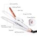 AmoVee 2-in-1 Mini Travel Curling Iron and Flat Iron - Dual Voltage 1 inch with Carry Bag - Perfect Valentine's Day Gift for Her (White) - Buy Online on GoSupps.com