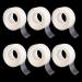 6 rolls of eyelash tape micropore eyelash tape eyelash extension tape for eyelash extension (0.5 inches x 10 yards)