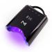 M - NEO Cordless & Rechargeable Nail Curing Lamp 78W with 4 LCD Time Display Timer Auto Sensor and Spacious Interior for All Hand Sizes and Nail Lengths (Black)
