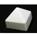 JSP Manufacturing 6x6 Square Pyramid Boat Dock Pylon Cap - Black/White - Buy Online on GoSupps.com