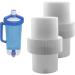 Lot de 2 adaptateurs de tuyau de piscine multifonctionnels en ABS pour pompes filtres tuyaux de maintenance - Buy Online on GoSupps.com