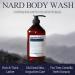 NARD Tangerine Eucalyptus Body Wash 16.9 Fl. Oz - Moisturizing Shower Gel for Pore and Dead Skin Cell Care - With Tea Tree Extract and Citric Acid - Natural Ingredients for Nourished Skin - Buy Online on GoSupps.com