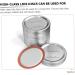 INOOMP 90 Pcs Mason Jar Lids Tinplate Date Discs Wide Jar Supplies Fishing Rod Pad Wide Jars Mouth Disc Coffee Things Lids Regular Mouth Coffee Supplies Jam Glass Bottle Cap Wide Mouth - Buy Online on GoSupps.com