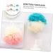 Buy Housoutil 8pcs Color Matching Bath Balls & Exfoliating Sponges - Ideal Shower Poufs & Loofahs for a Luxurious Bath Experience | International Shipping Available - Buy Online on GoSupps.com