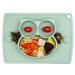 Baby Silicone Placemat Non-Slip Feeding Plate for Toddlers Babies Kids with Strong Suction Fits Most Highchair Trays BPA-Free FDA Approved Dishwasher and Microwave Safe (Matcha Owl) 2matcha Owl