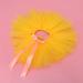 Amosfun Christmas Baby Girl Tutu Skirt and Headband Set - Newborn Photography Outfit for Xmas Party (0-12 Months) - Yellow - Buy Online on GoSupps.com
