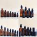Hacoly 2 Series Mini Glass Spray Bottles 100ml - Essential Oils Cosmetics Fragrance - Empty Brown Bottle with Black Caps - International Shipping - Buy Online on GoSupps.com