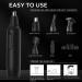2023 Upgrade Rechargeable Ear and Nose Hair Trimmer for Men & Women - Painless Electric Hair Clipper with Dual Edge Blades - Black 3pack - Buy Online on GoSupps.com