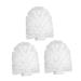Solustre 3st toilet replacement brush head toilet cleaning head Head of the toilet bowl toilet brush replenishment head toilet cleaning brushes matted cup of white plastic thorough cleaning